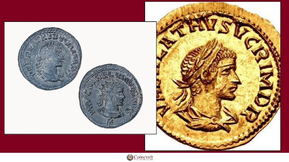 Roman Coin featuring Vaballathus (c.259 – c. 274 AD) - Coincraft